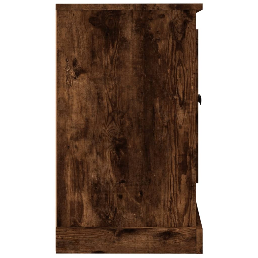 Komoda boja dimljenog hrasta 100x35,5x60 cm konstruirano drvo