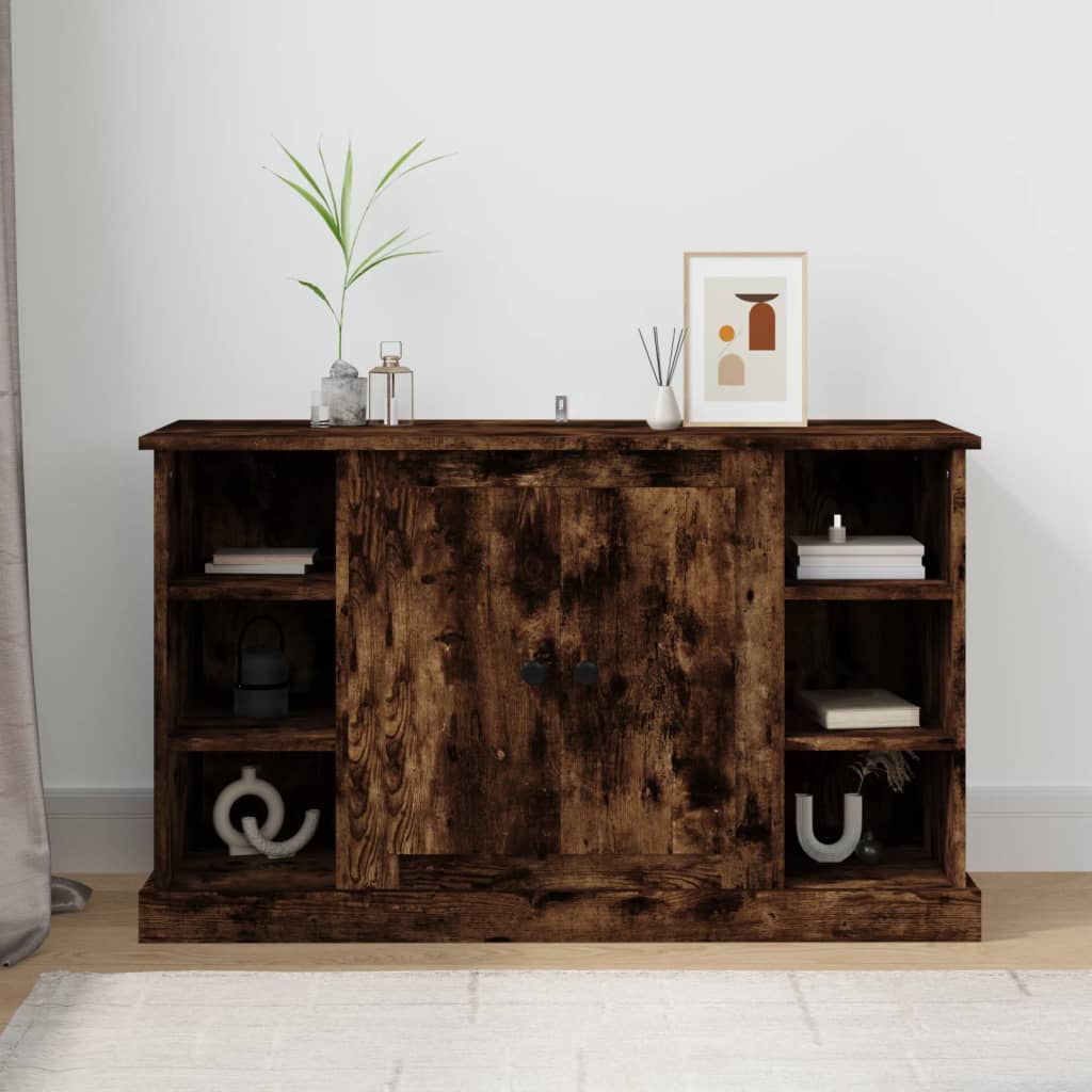 Komoda boja dimljenog hrasta 100x35,5x60 cm konstruirano drvo