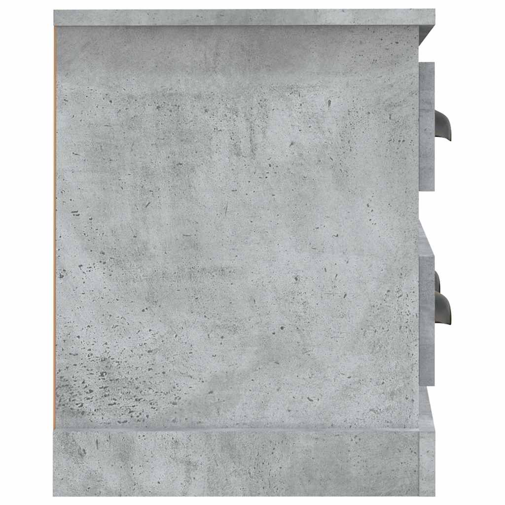 TV ormarić boja betona 100x35,5x45 cm konstruirano drvo