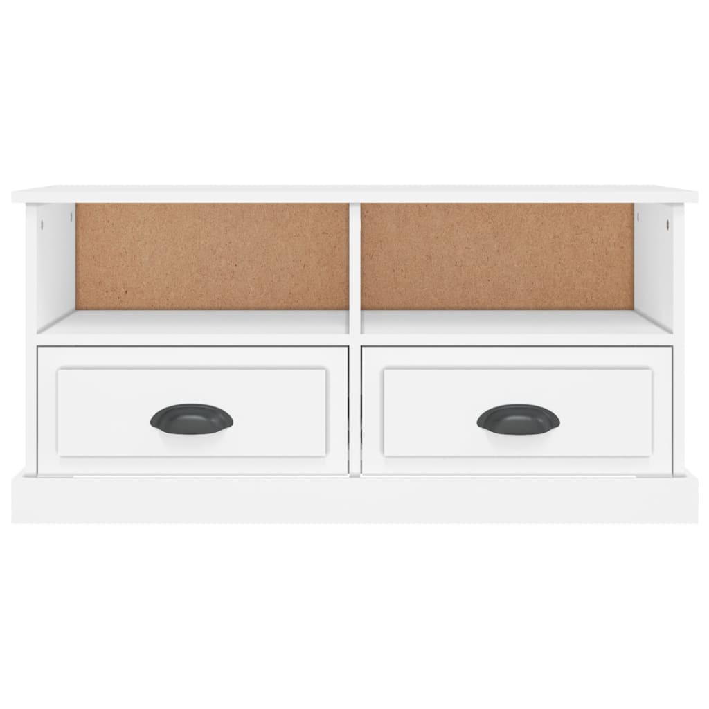 TV ormarić bijeli 93 x 35,5 x 45 cm od konstruiranog drva