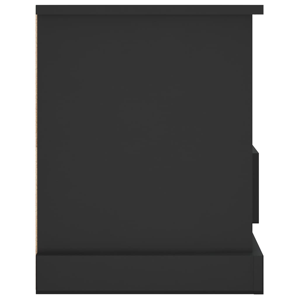 TV ormarić crni 93 x 35,5 x 45 cm od konstruiranog drva