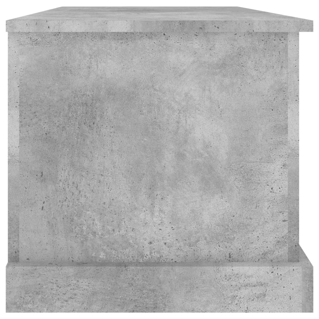 Kutija za pohranu boja betona 70 x 40 x 38 cm konstruirano drvo