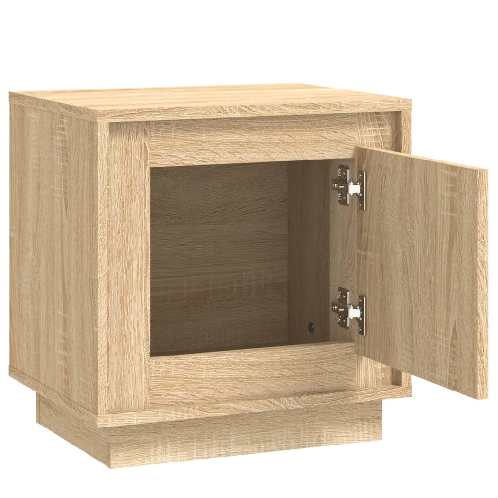 Noćni ormarići 2 kom boja hrasta 44x35x45 cm konstruirano drvo