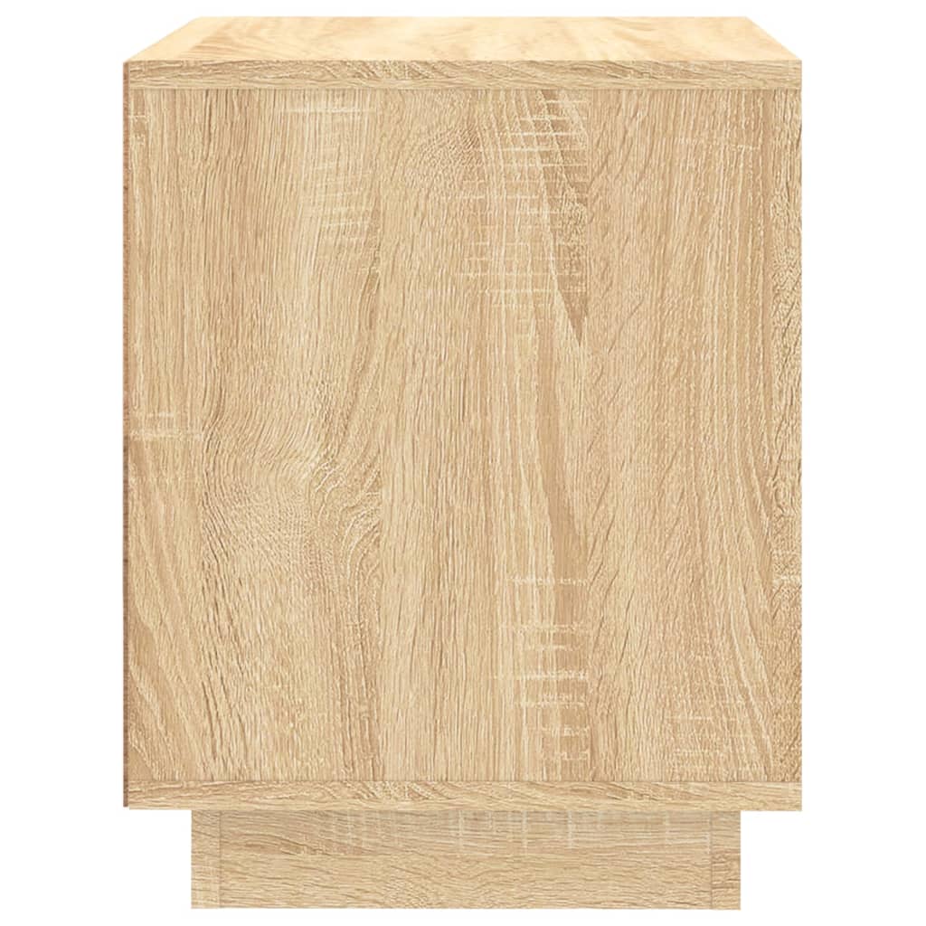 Noćni ormarići 2 kom boja hrasta 44x35x45 cm konstruirano drvo