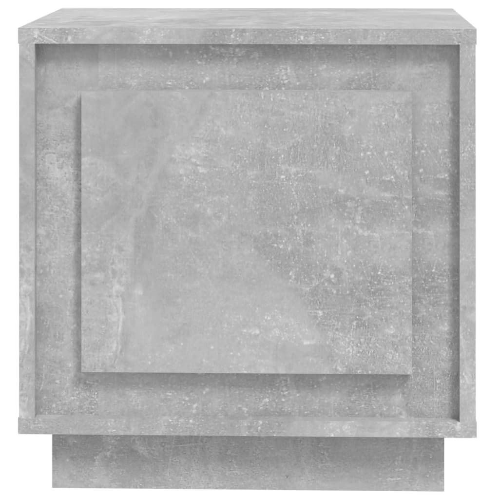 Noćni ormarići 2 kom boja betona 44x35x45 cm konstruirano drvo