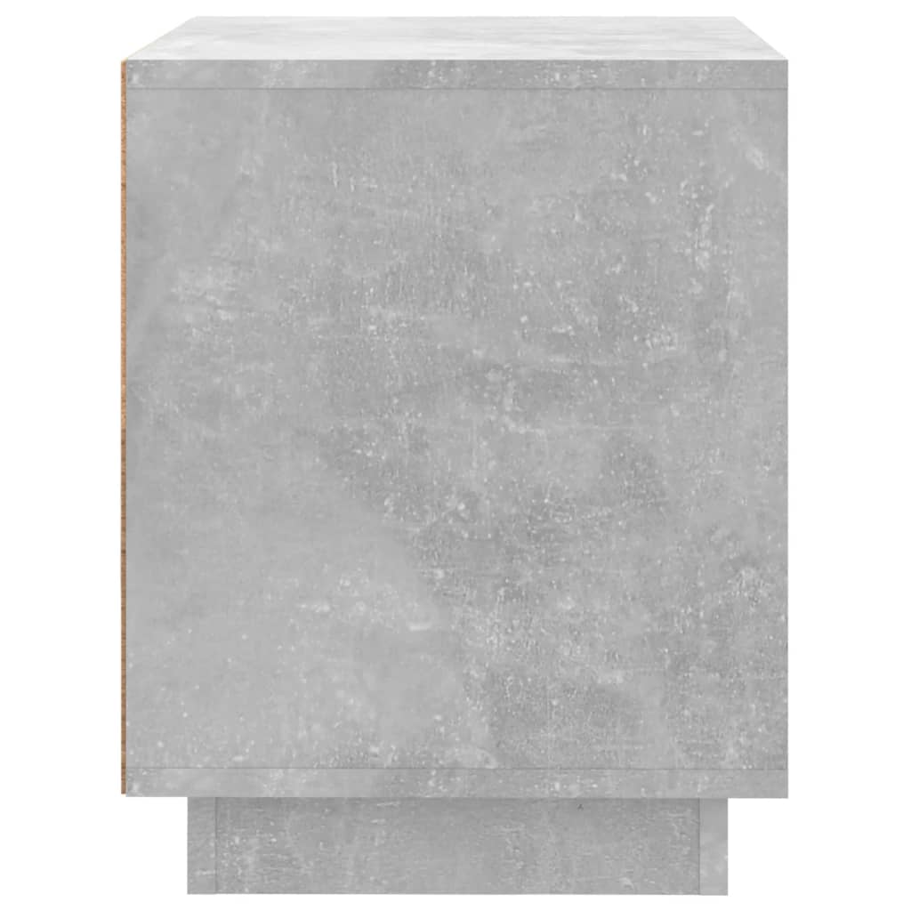 Noćni ormarići 2 kom boja betona 44x35x45 cm konstruirano drvo