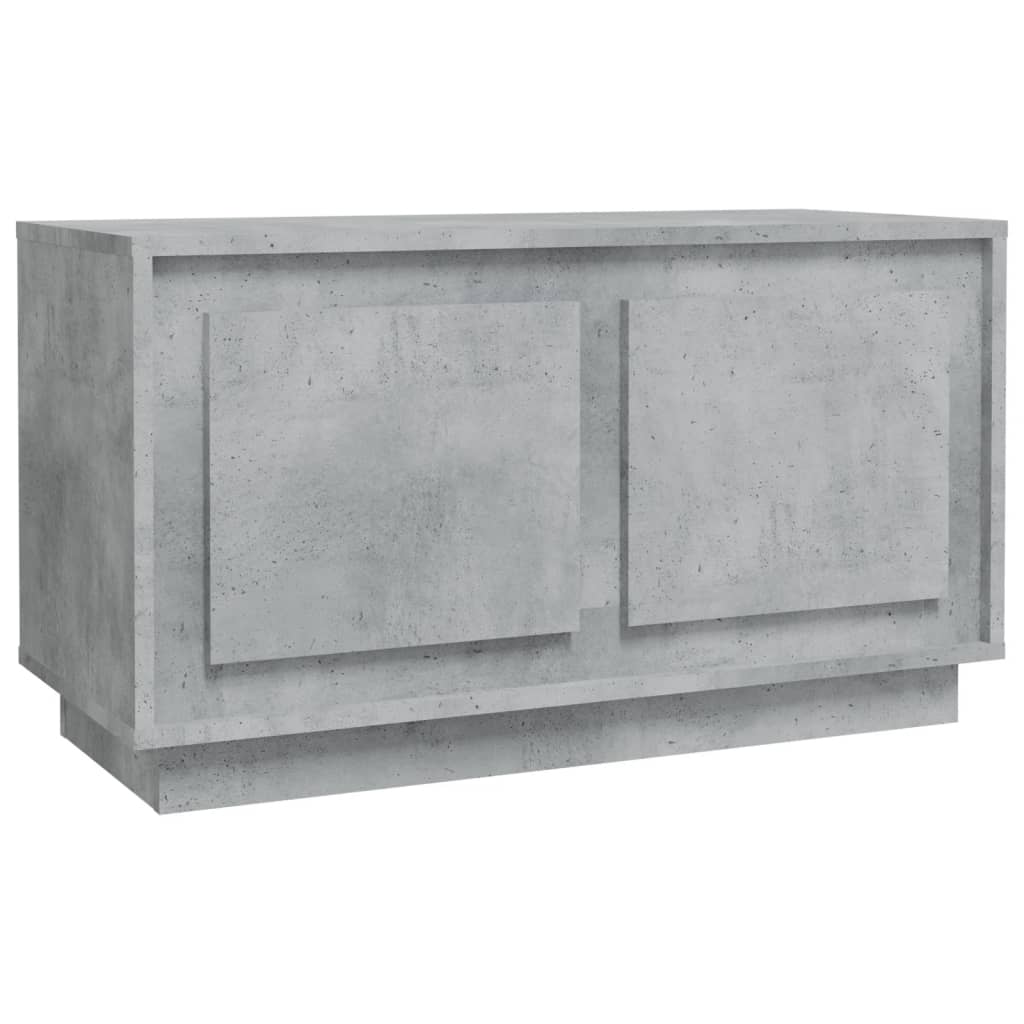 TV ormarić siva boja betona 80x35x45 cm od konstruiranog drva