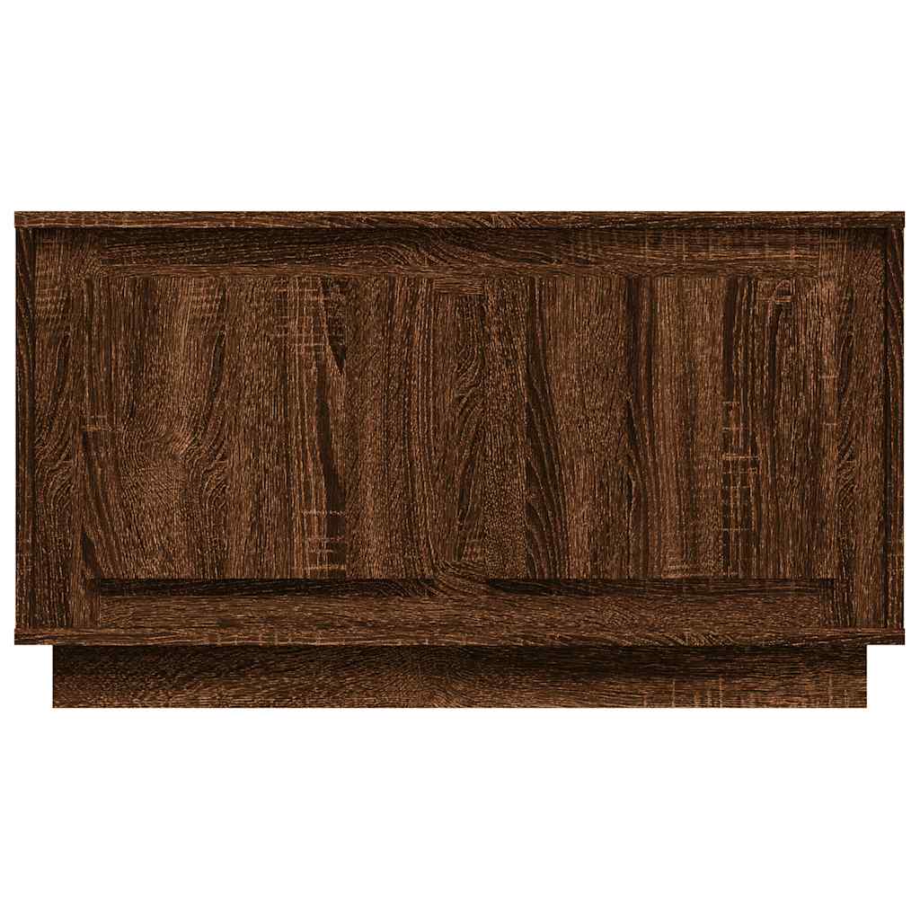 TV ormarić smeđa boja hrasta 80x35x45 cm konstruirano drvo