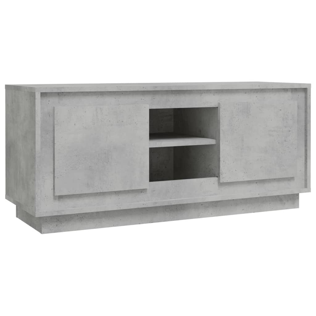 TV ormarić boja betona 102x35x45 cm od konstruiranog drva