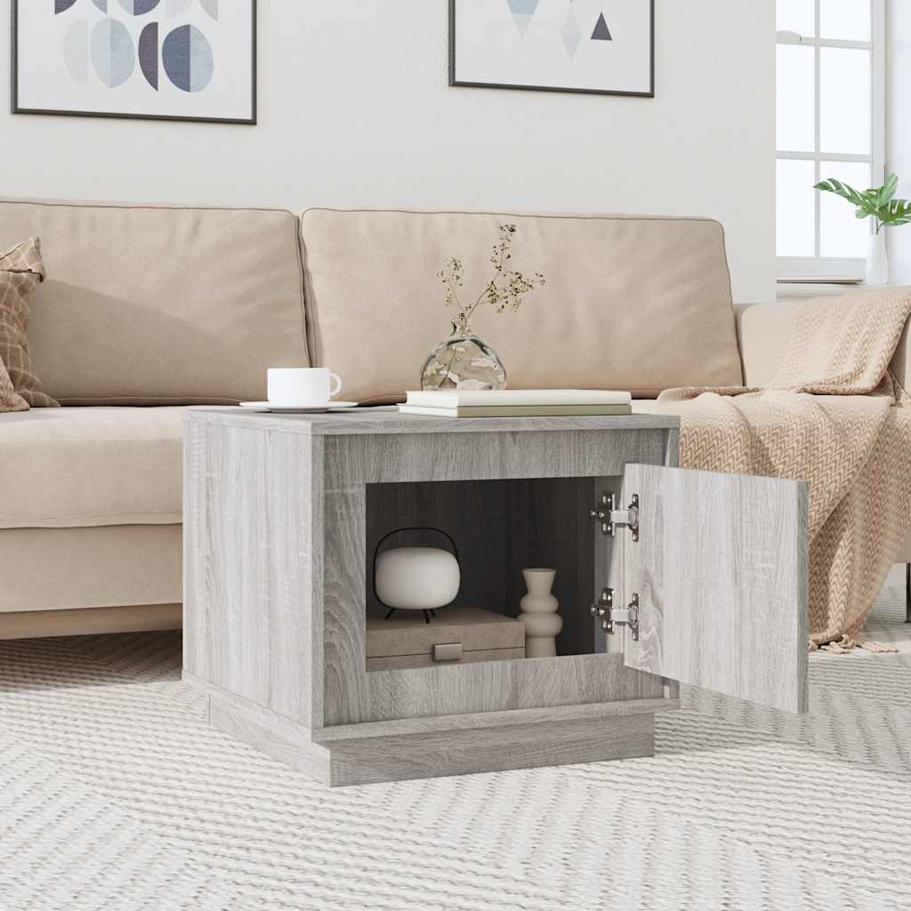 Stolić za kavu boja hrasta 51x50x44 cm konstruirano drvo