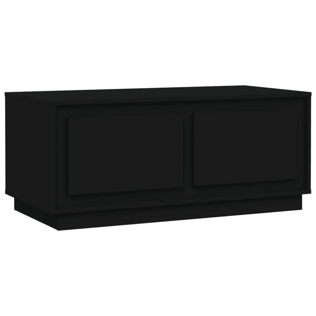 Stolić za kavu crni 102x50x44 cm od konstruiranog drva