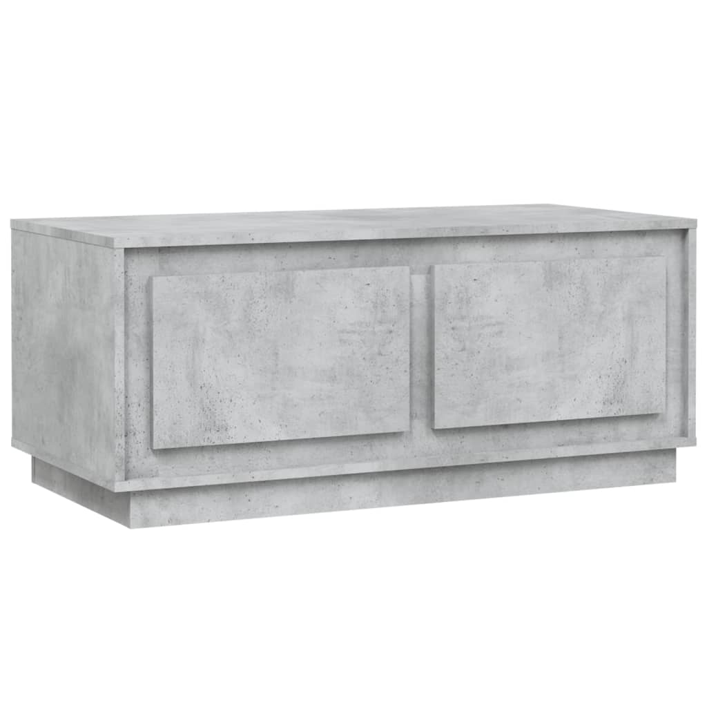 Stolić za kavu boja betona 102x50x44 cm konstruirano drvo