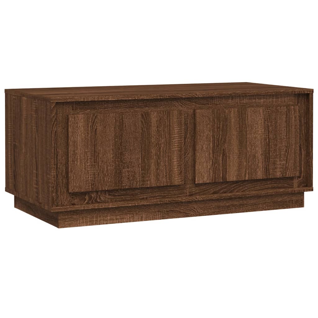 Stolić za kavu boja smeđeg hrasta 102x50x44cm konstruirano drvo