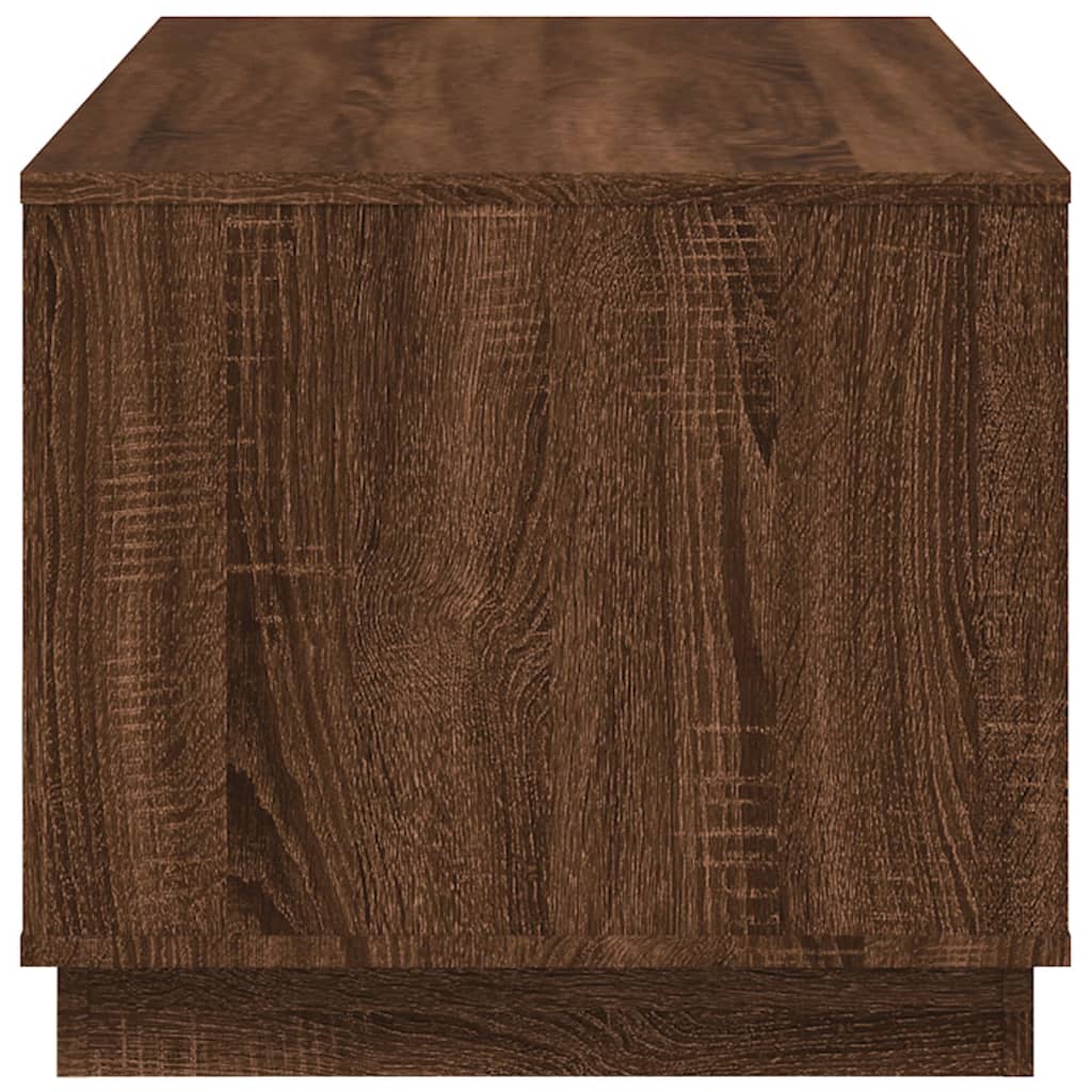Stolić za kavu boja smeđeg hrasta 102x50x44cm konstruirano drvo