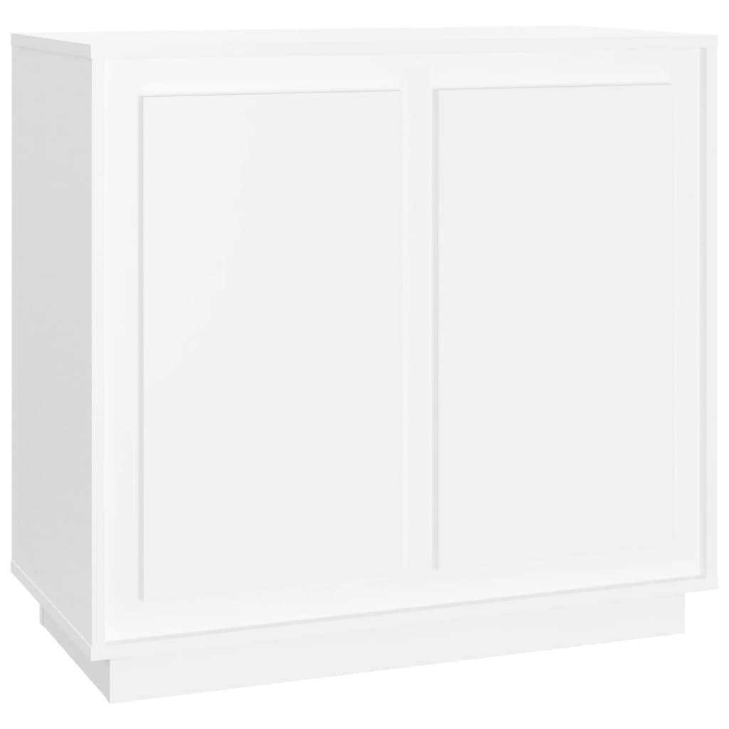 Komoda bijela 80 x 34 x 75 cm od konstruiranog drva