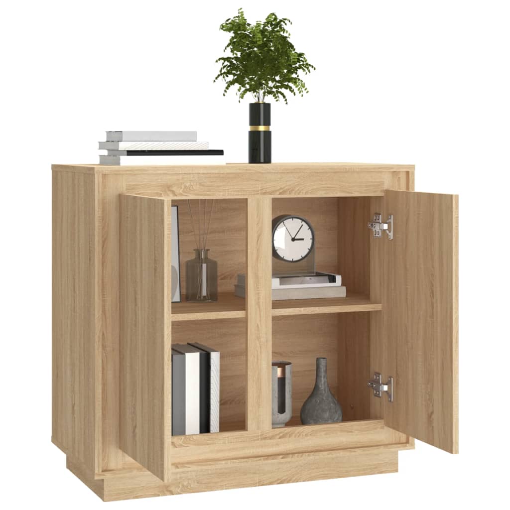 Komoda boja hrasta sonome 80 x 34 x 75 cm od konstruiranog drva
