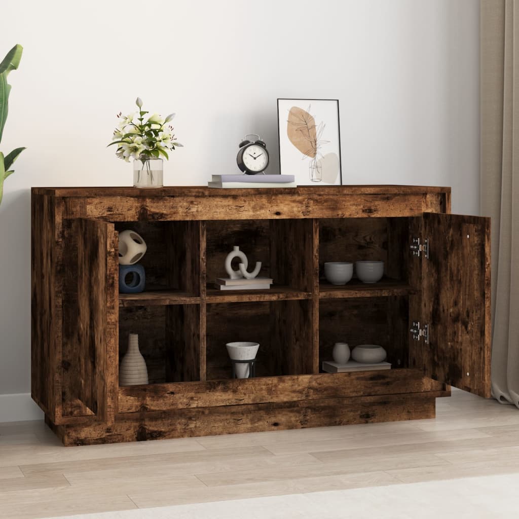 Komoda boja dimljenog hrasta 102x35x60 cm konstruirano drvo