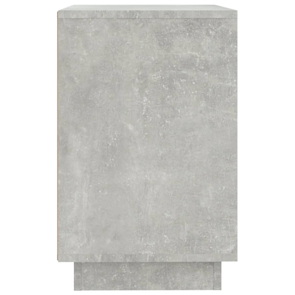 Komoda siva boja betona 102 x 35 x 55 cm od konstruiranog drva