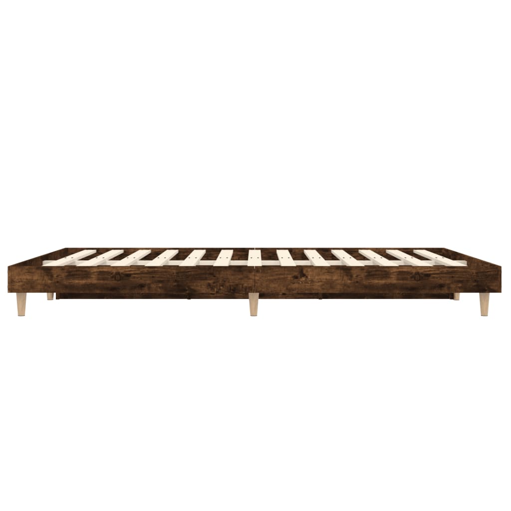 Okvir za krevet boja hrasta 135x190 cm konstruirano drvo
