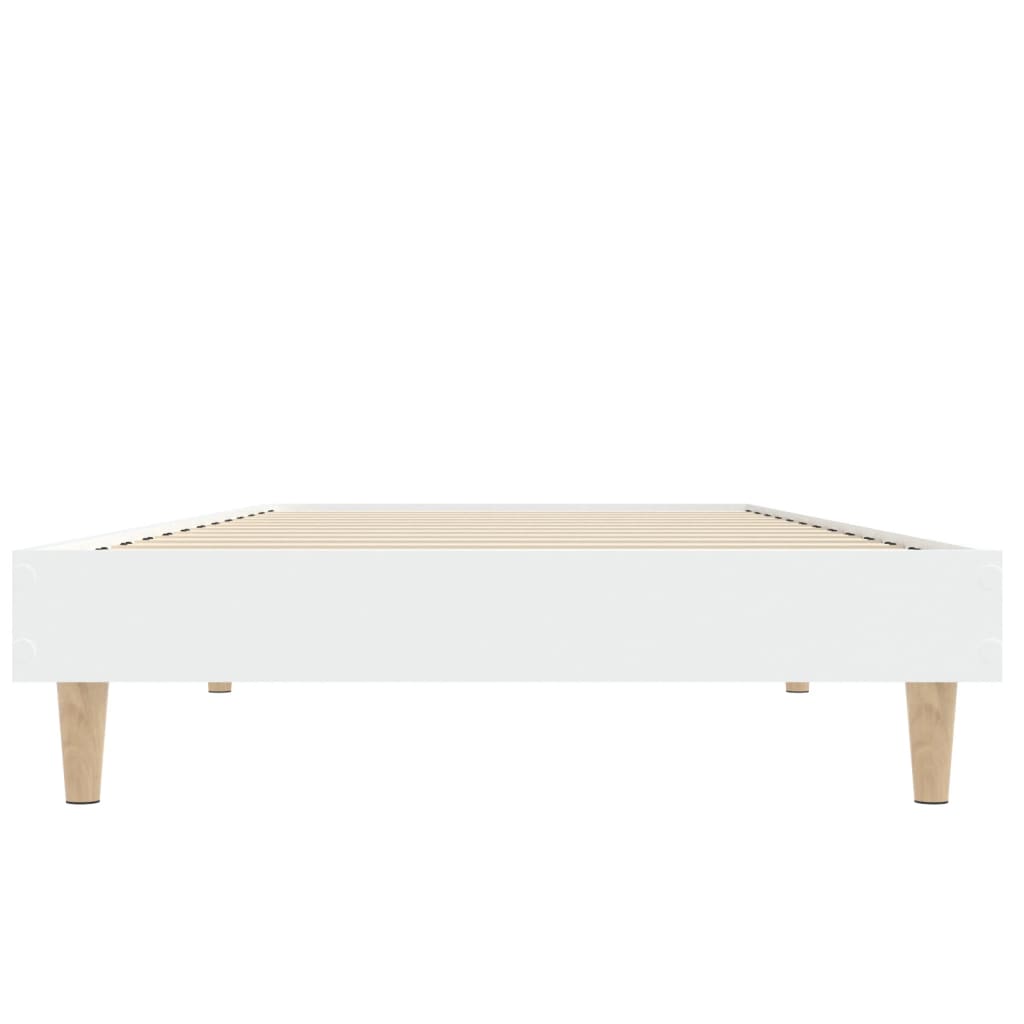 Okvir za krevet bijeli 90x190 cm konstruirano drvo