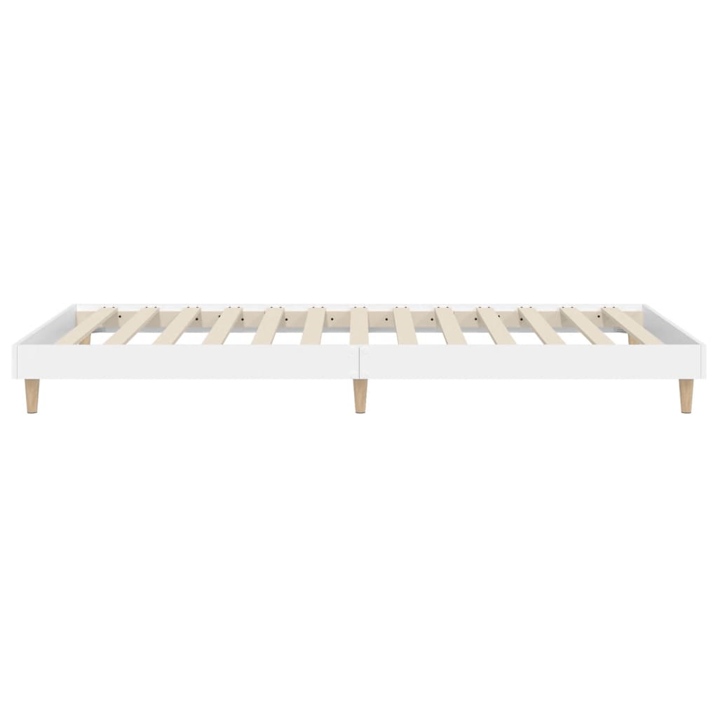 Okvir za krevet bijeli 90x190 cm konstruirano drvo