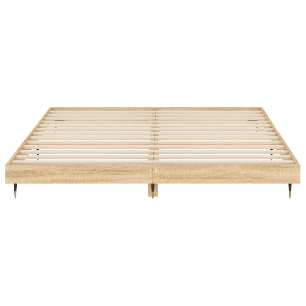Okvir kreveta bez madraca 200x200 cm od konstruiranog drva