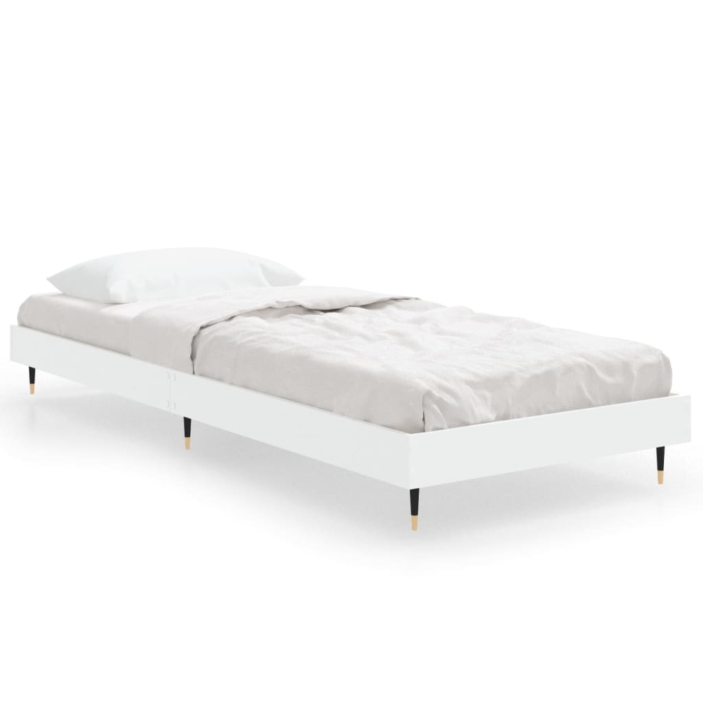Okvir za krevet bijeli 90x190 cm konstruirano drvo