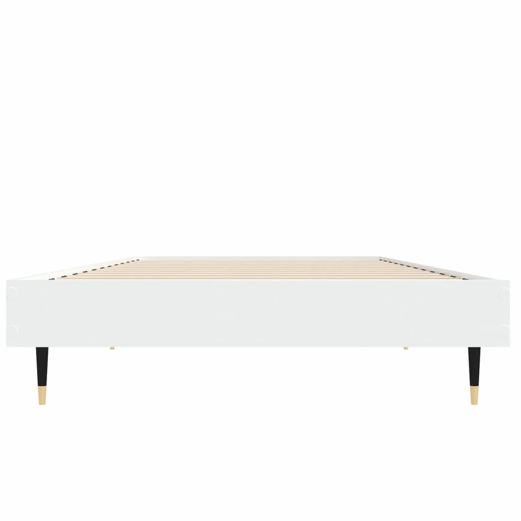 Okvir za krevet bijeli 90x190 cm konstruirano drvo
