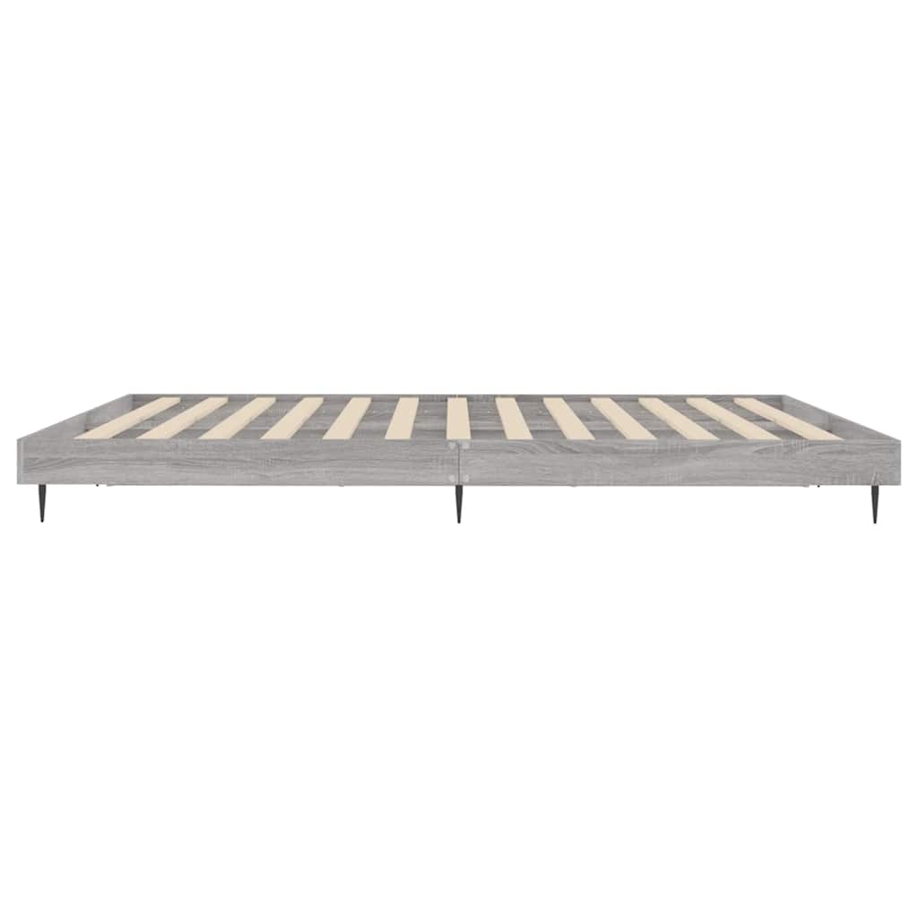 Okvir za krevet boja hrasta 200x200 cm od konstruiranog drva
