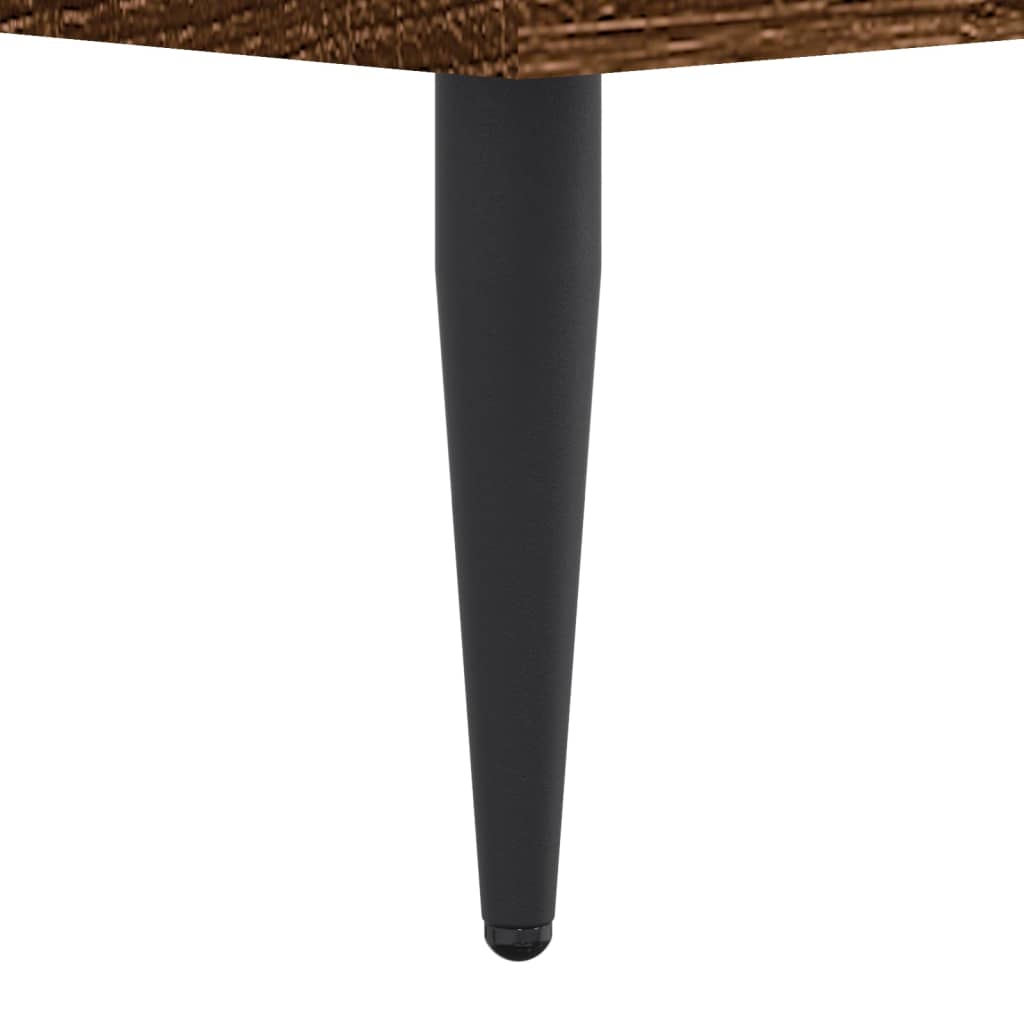 Okvir za krevet smeđi hrast 135x190 cm konstruirano drvo