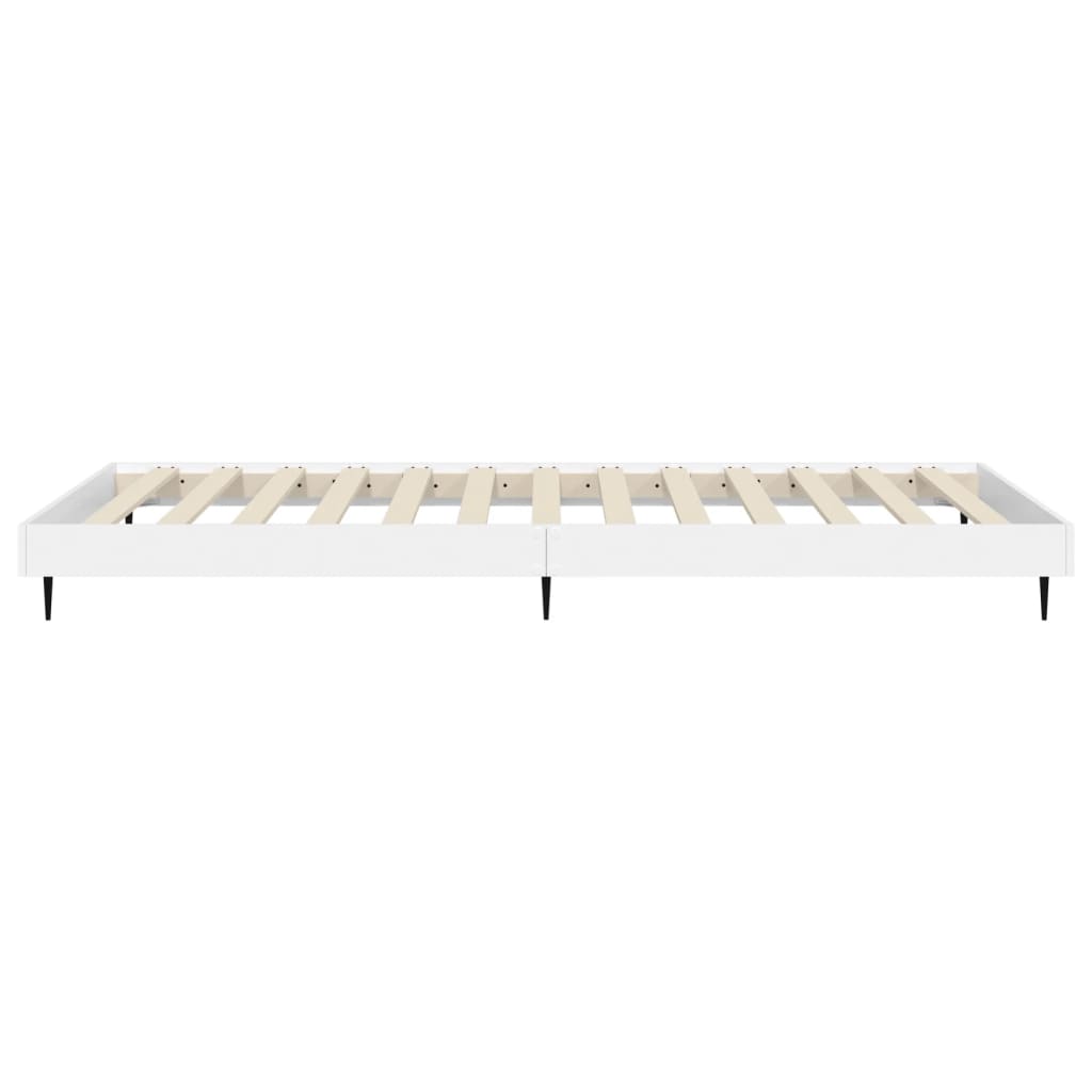 Okvir za krevet bijeli 90x190 cm konstruirano drvo