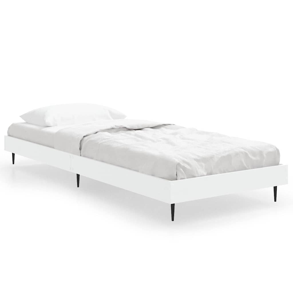Okvir za krevet bijeli 90x190 cm konstruirano drvo