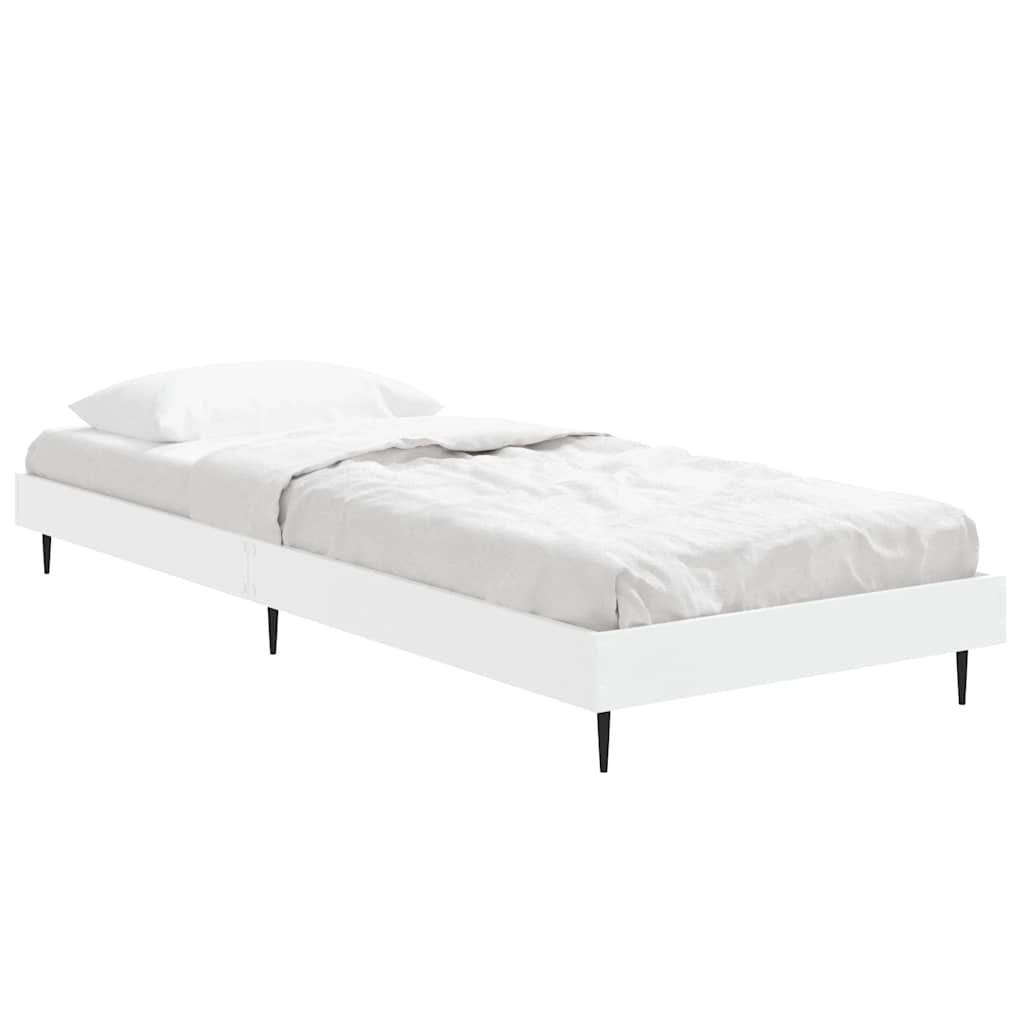 Okvir za krevet bijeli 90x190 cm konstruirano drvo