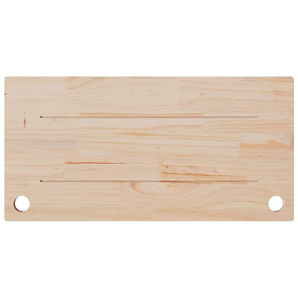 Ploča za radni stol 80 x 40 x 2,5 cm od masivne borovine