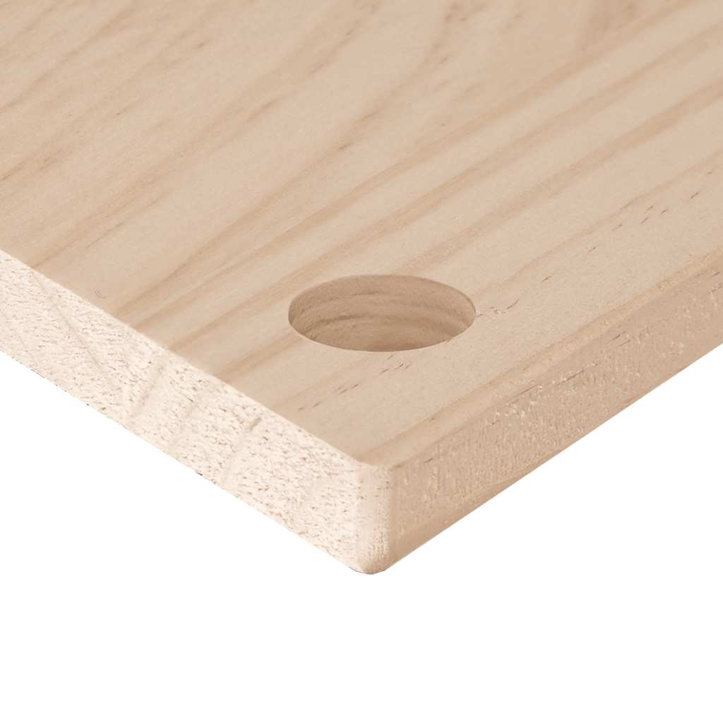 Ploča za radni stol 80 x 40 x 2,5 cm od masivne borovine