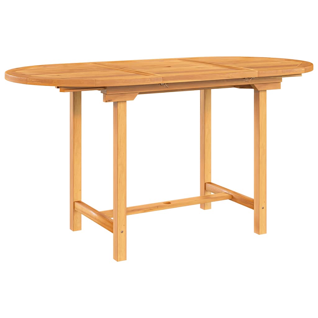Vrtni stol na razvlačenje 110-160x80x75 cm od masivne tikovine