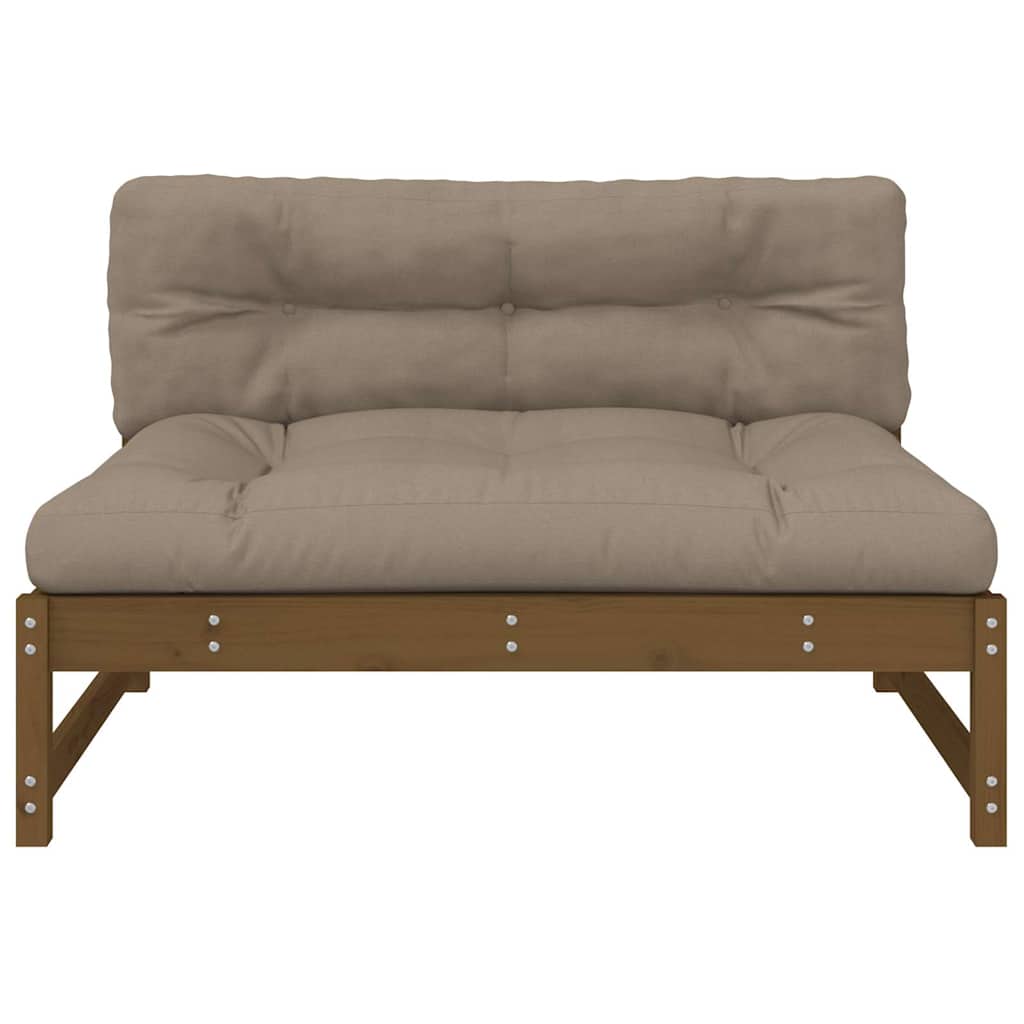 Srednja sofa boja meda 120x80 cm od masivne borovine