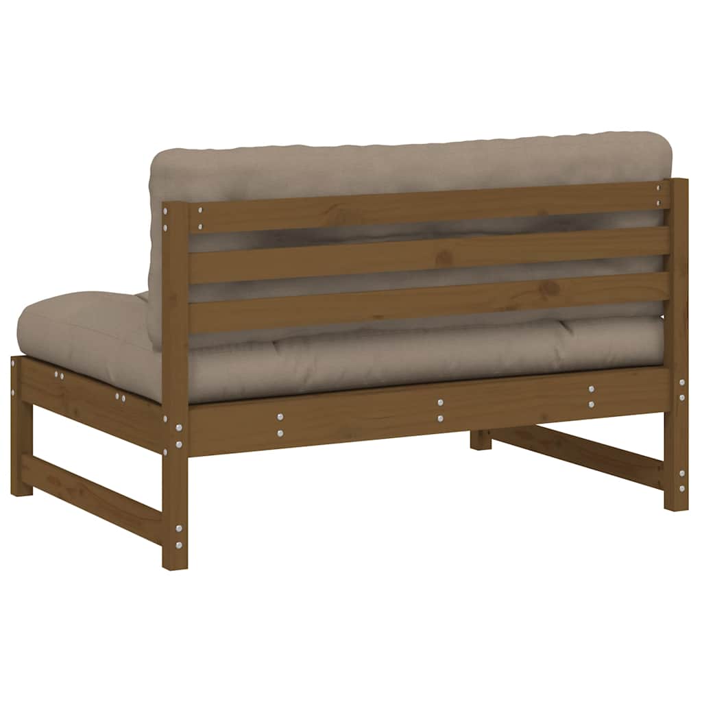 Srednja sofa boja meda 120x80 cm od masivne borovine