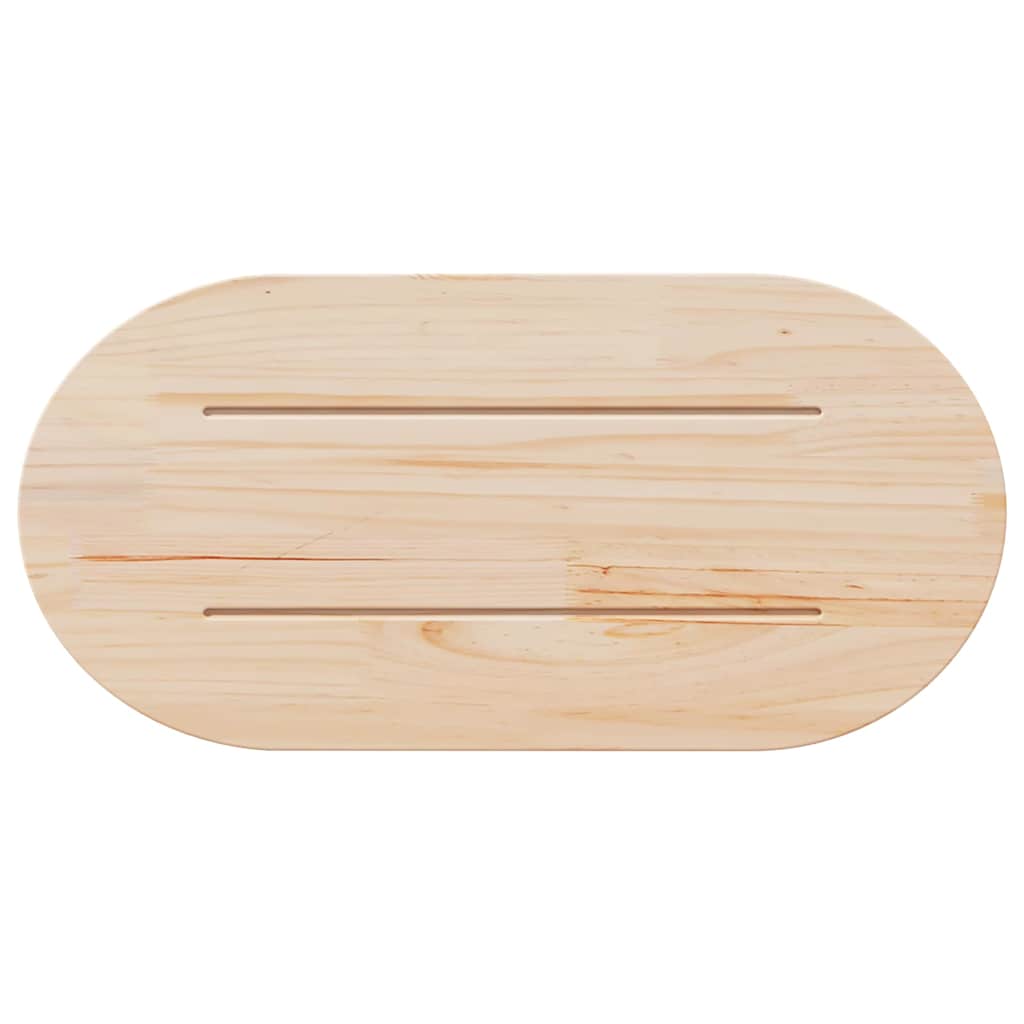 Ploča stola 70x35x2,5 cm Masivno drvo Bor Ovalni