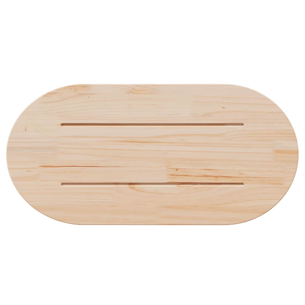 Ploča stola 90x45x2,5 cm Masivno drvo Bor Ovalni