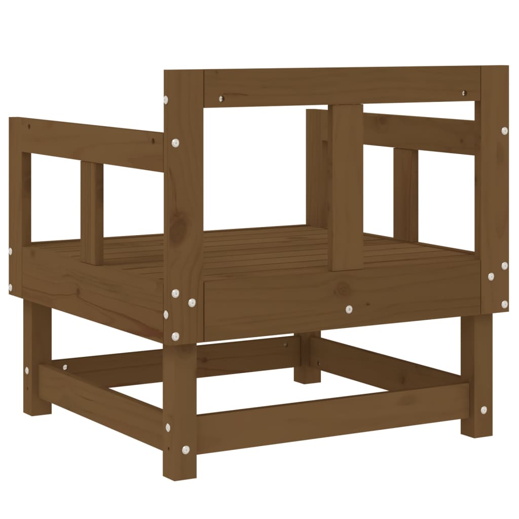 Vrtne stolice 2 kom boja meda masivna borovina