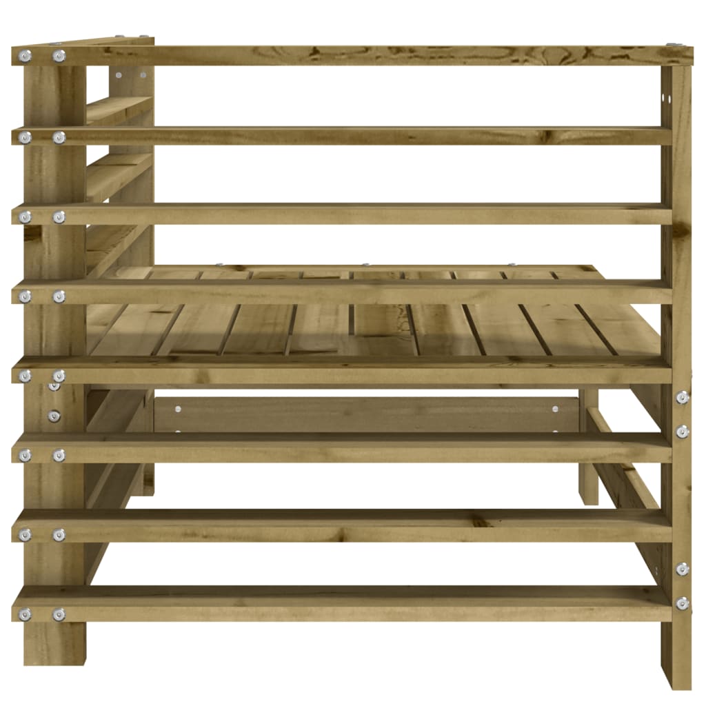 Kutna vrtna sofa od impregnirane borovine