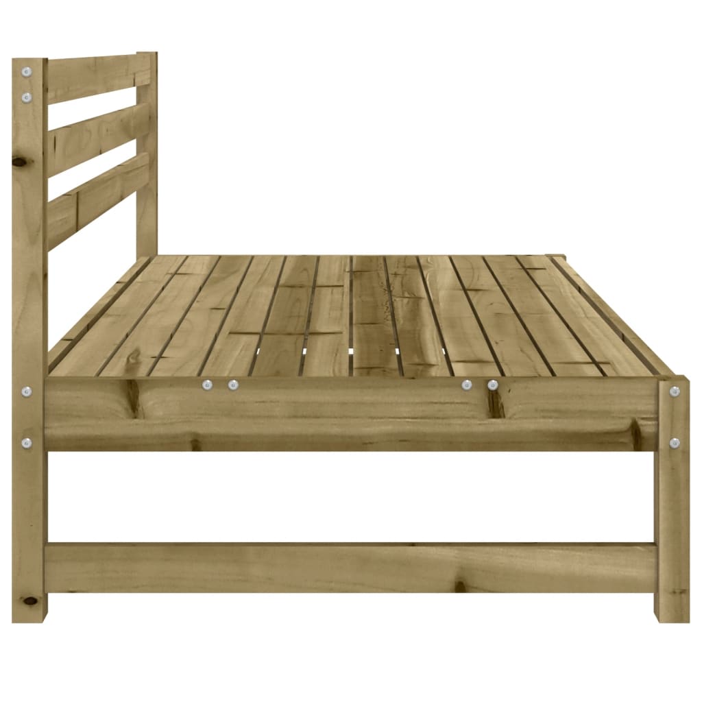 Srednja vrtna sofa 120 x 80 cm od impregnirane borovine