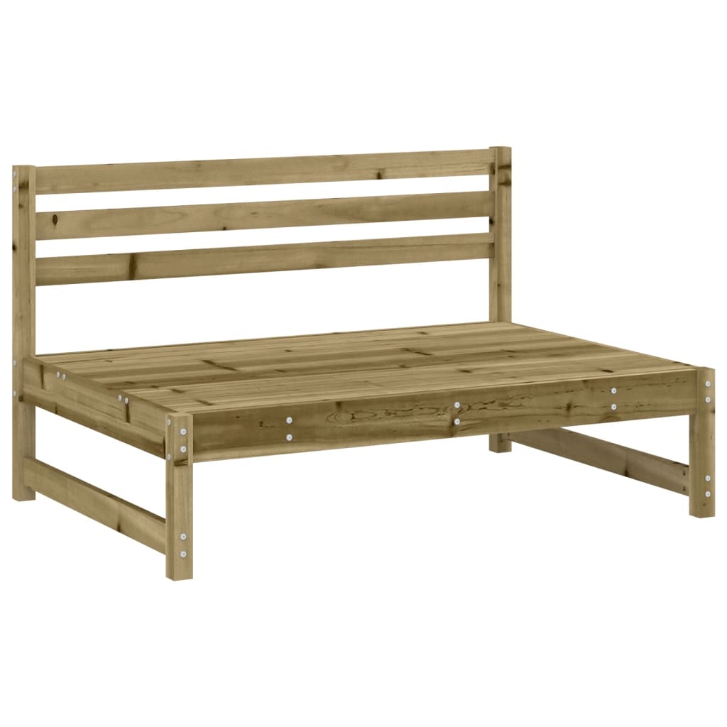 Srednja vrtne sofe 2 kom 120 x 80 cm od impregnirane borovine