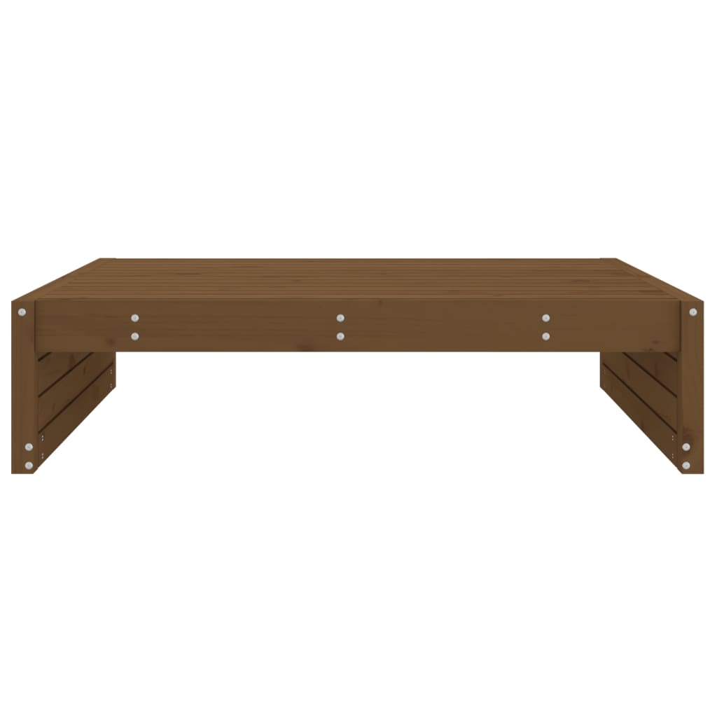 Vrtni tabure boja meda 120 x 80 cm od masivne borovine