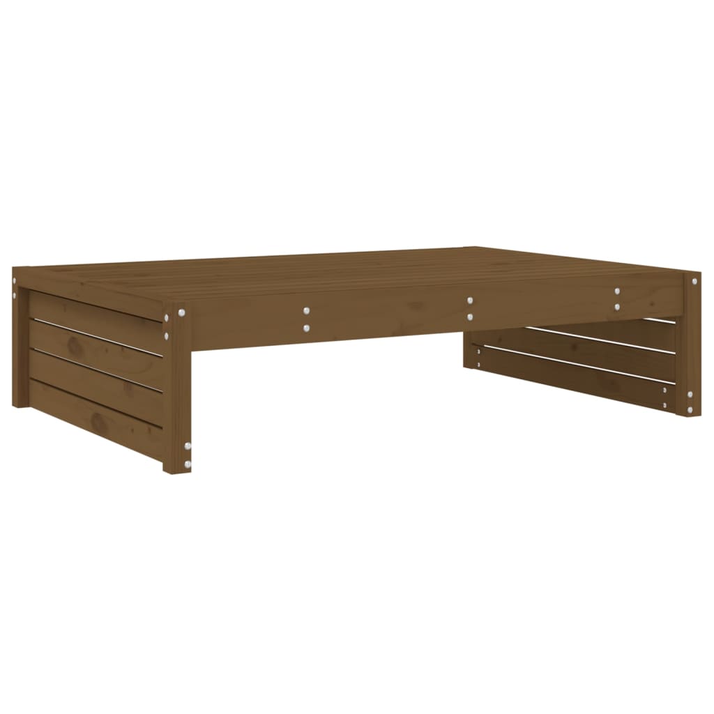 Vrtni tabure boja meda 120 x 80 cm od masivne borovine