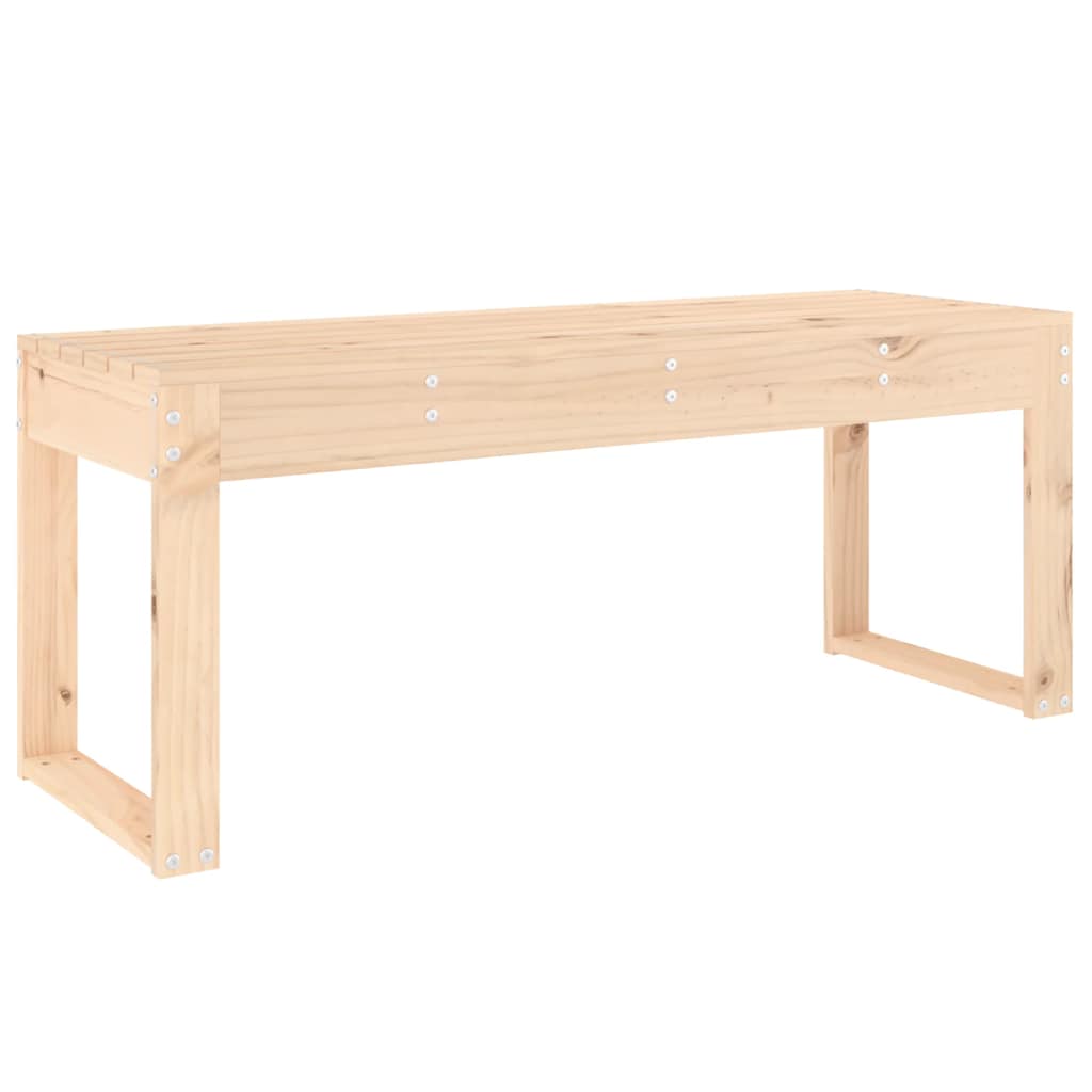 Vrtna klupa 110 x 38 x 45 cm od masivne borovine