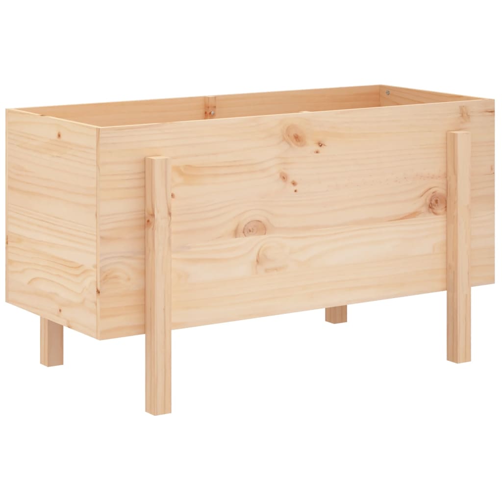 Povišena vrtna gredica 101 x 50 x 57 cm od masivne borovine