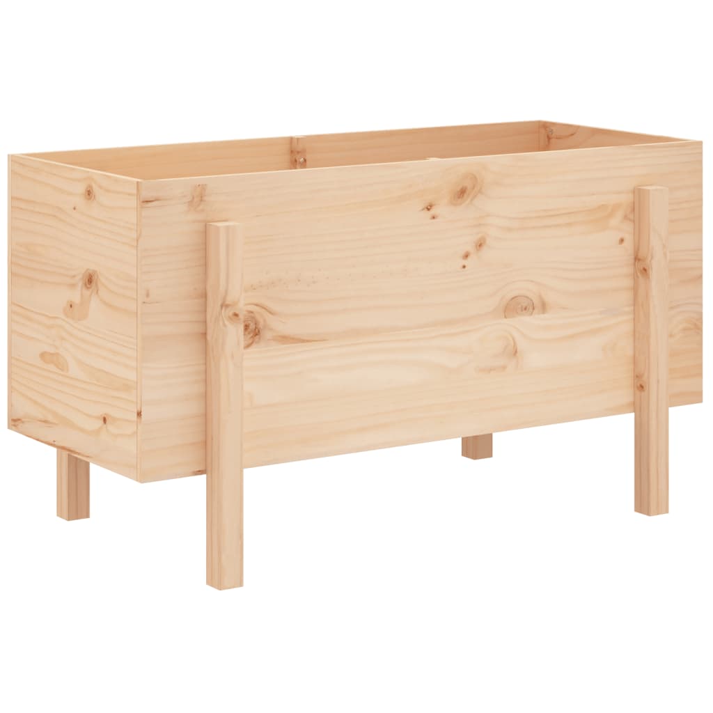Povišena vrtna gredica 101 x 50 x 57 cm od masivne borovine