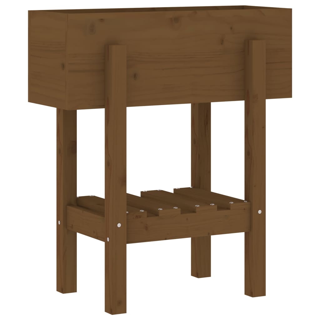 Vrtna sadilica boja meda 62 x 30 x 69 cm od masivne borovine